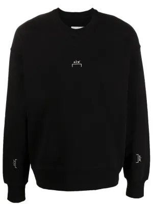 A-COLD-WALL* logo-print crew neck sweatshirt
