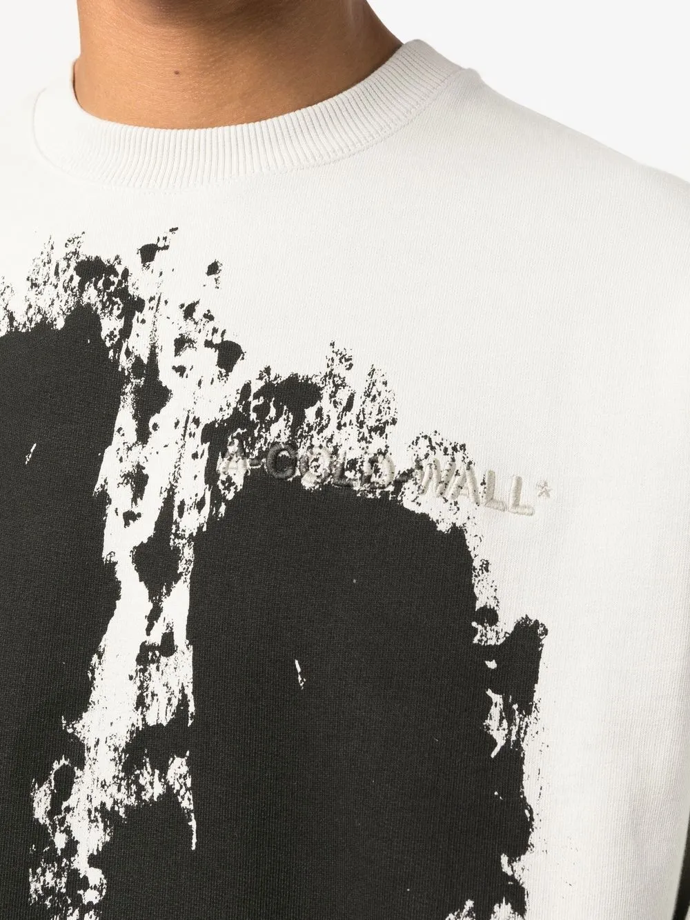 A-COLD-WALL* spray-paint cotton sweatshirt