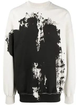 A-COLD-WALL* spray-paint cotton sweatshirt
