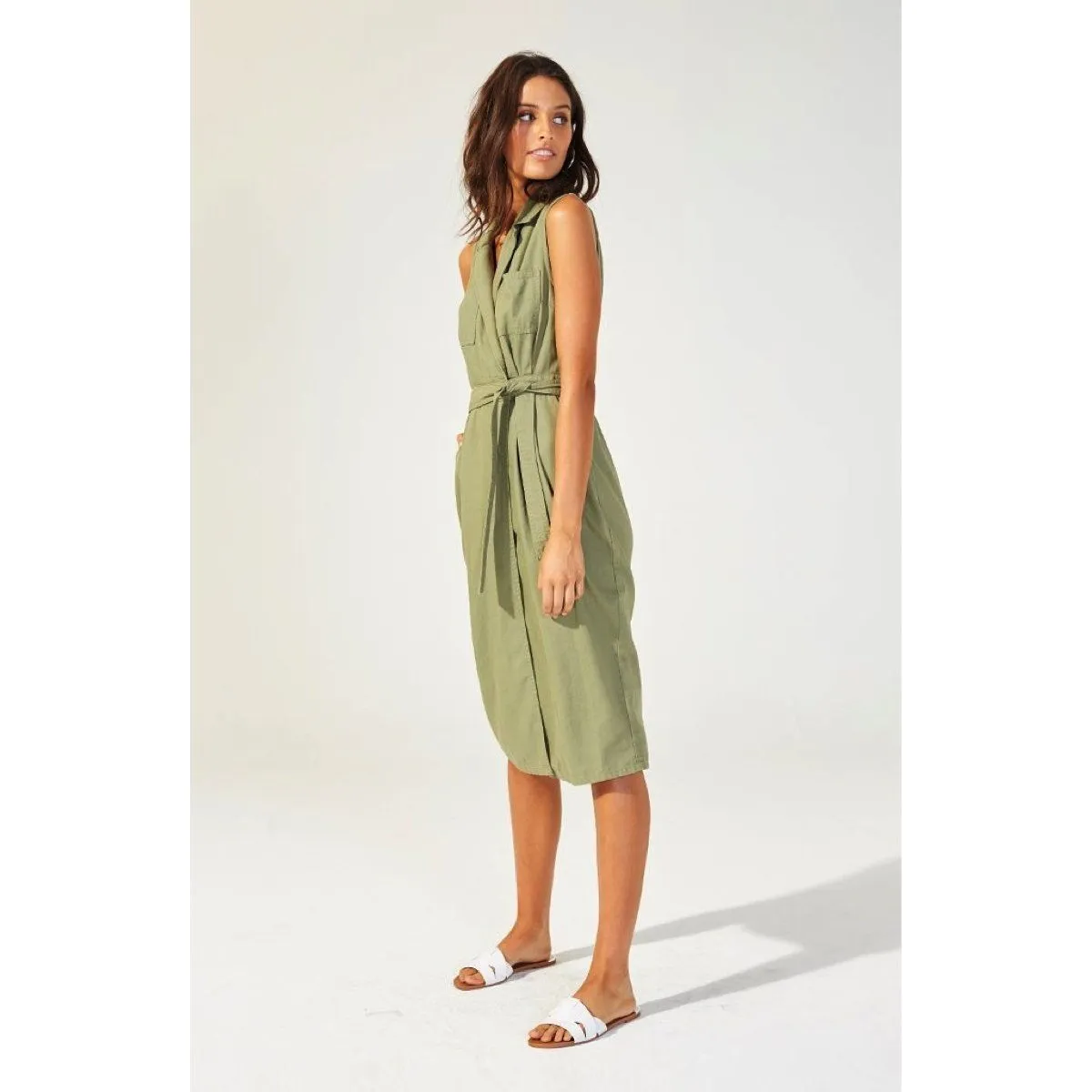 Alena Midi Wrap Dress