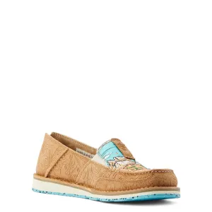 Ariat Cruiser Tan Suede Emboss Arizona Skies Ladies Shoes