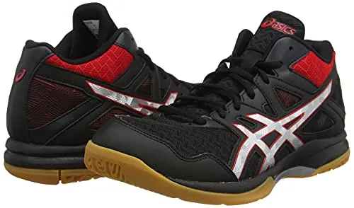 ASICS Men's Gel-Task Mt 2 Black/Classic Red Indoor Court Shoes-7 UK (41.5 EU) (8 US) (1071A036)