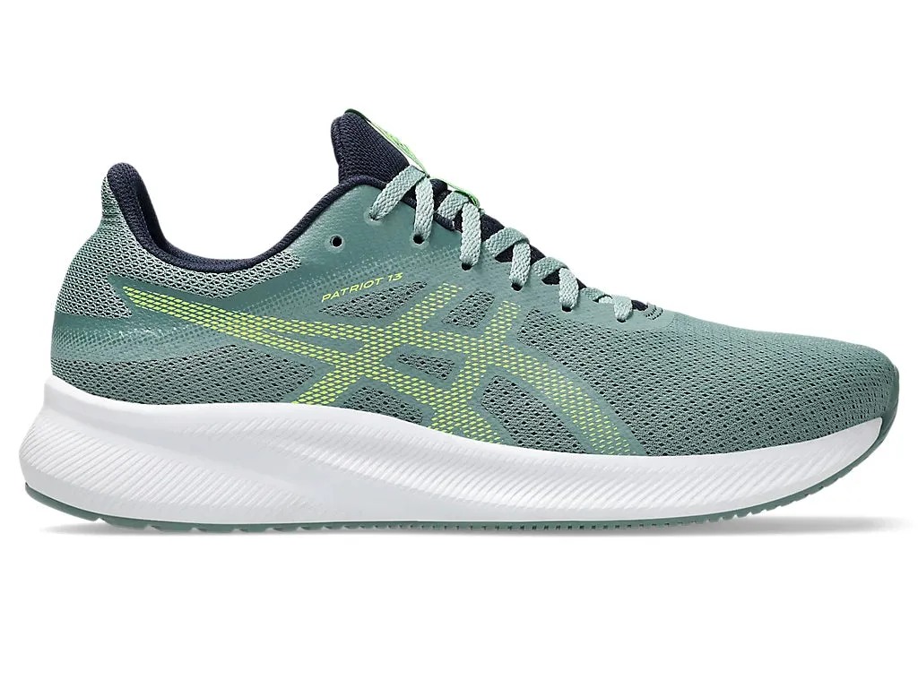 Asics Patriot 13 Men's Running Shoe | Celadon/Safety Yellow