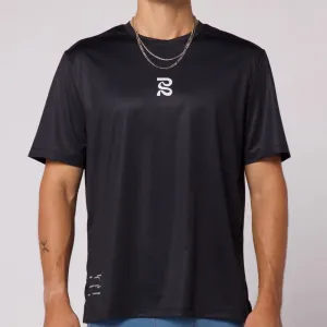 Bandit Running Runner Grid Drift Performance Tee - Black