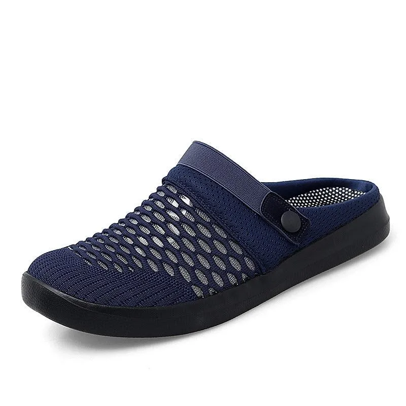 Baotou Half Slippers Flat Non-heel Lazy Fashion Casual Non-slip Sandals