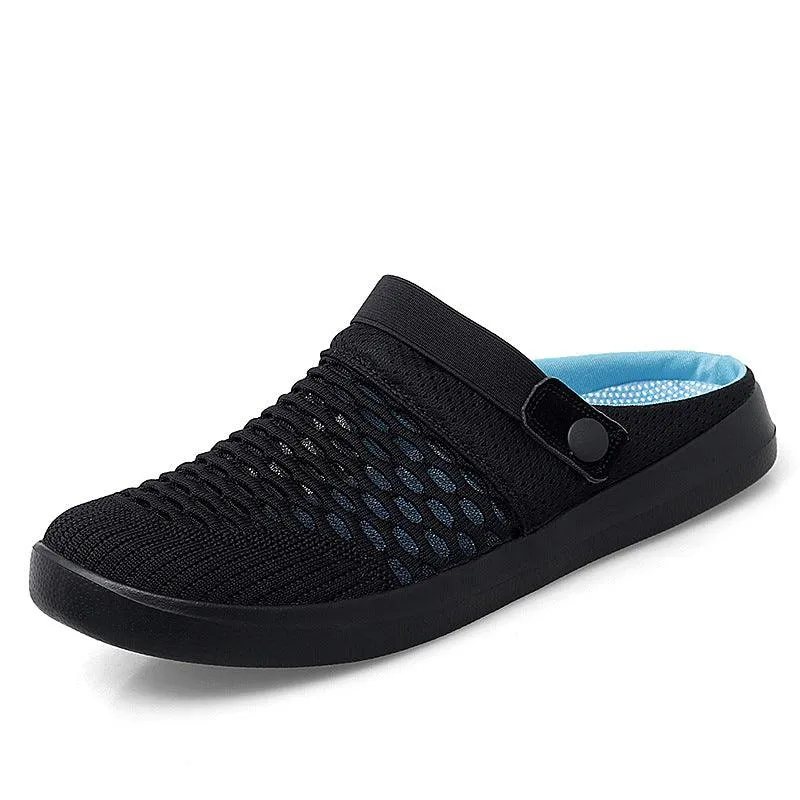 Baotou Half Slippers Flat Non-heel Lazy Fashion Casual Non-slip Sandals