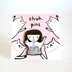 BE LAZY PIN