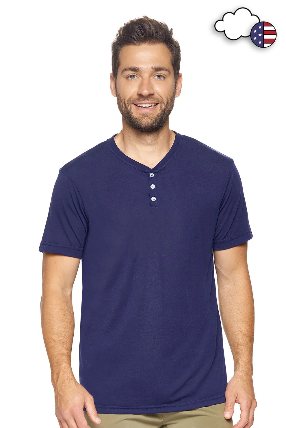 BE805 Siro™ Drop Tail Henley