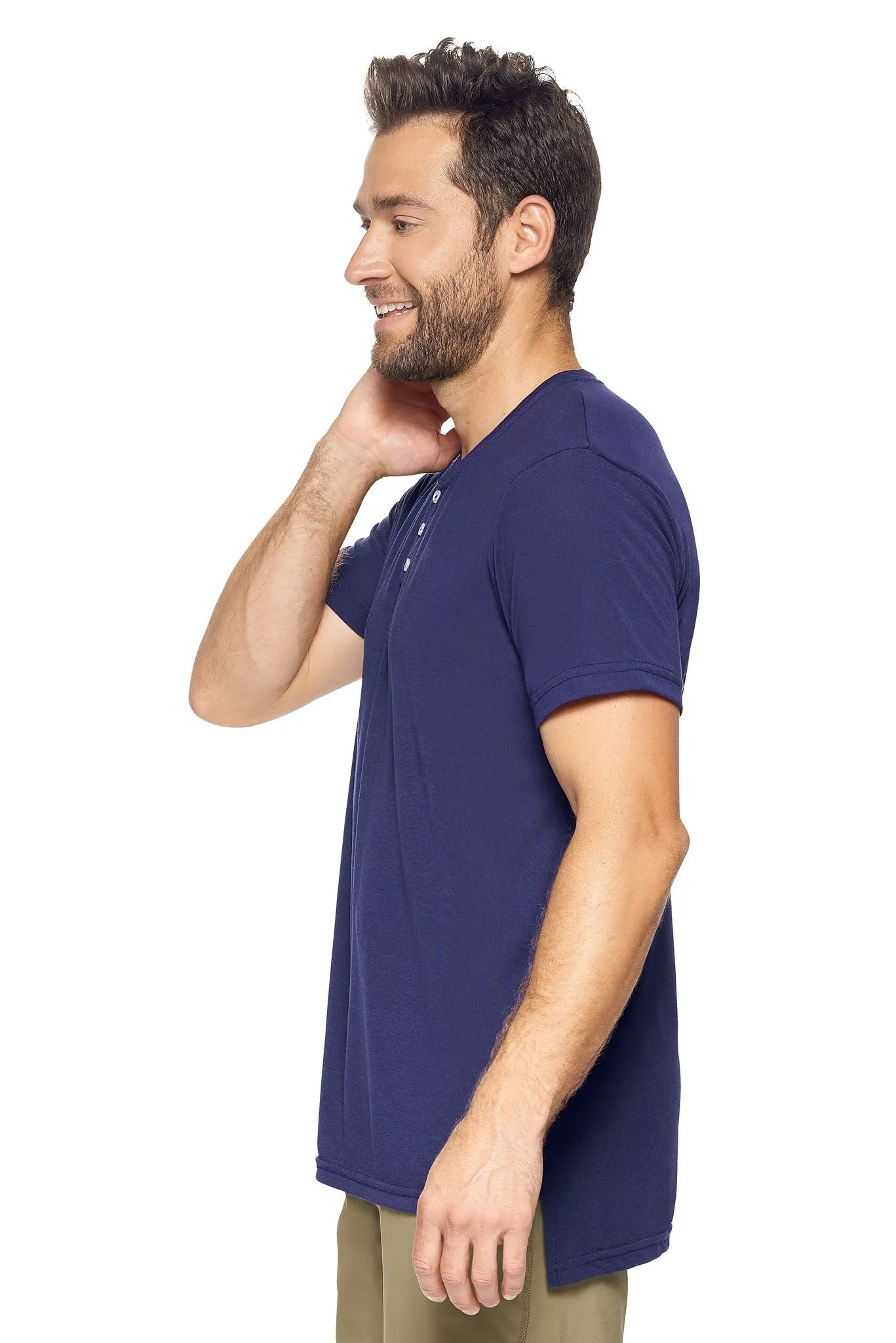 BE805 Siro™ Drop Tail Henley