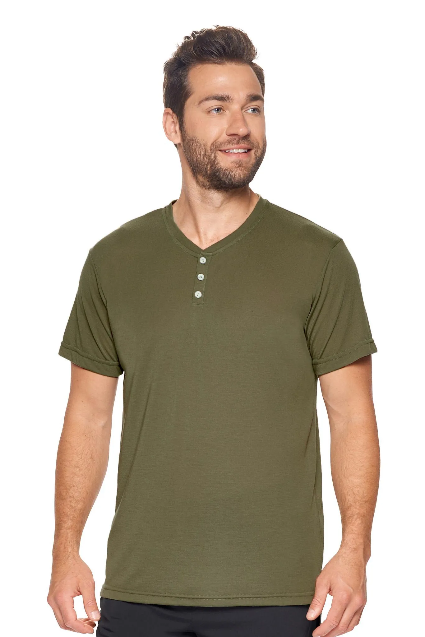 BE805 Siro™ Drop Tail Henley
