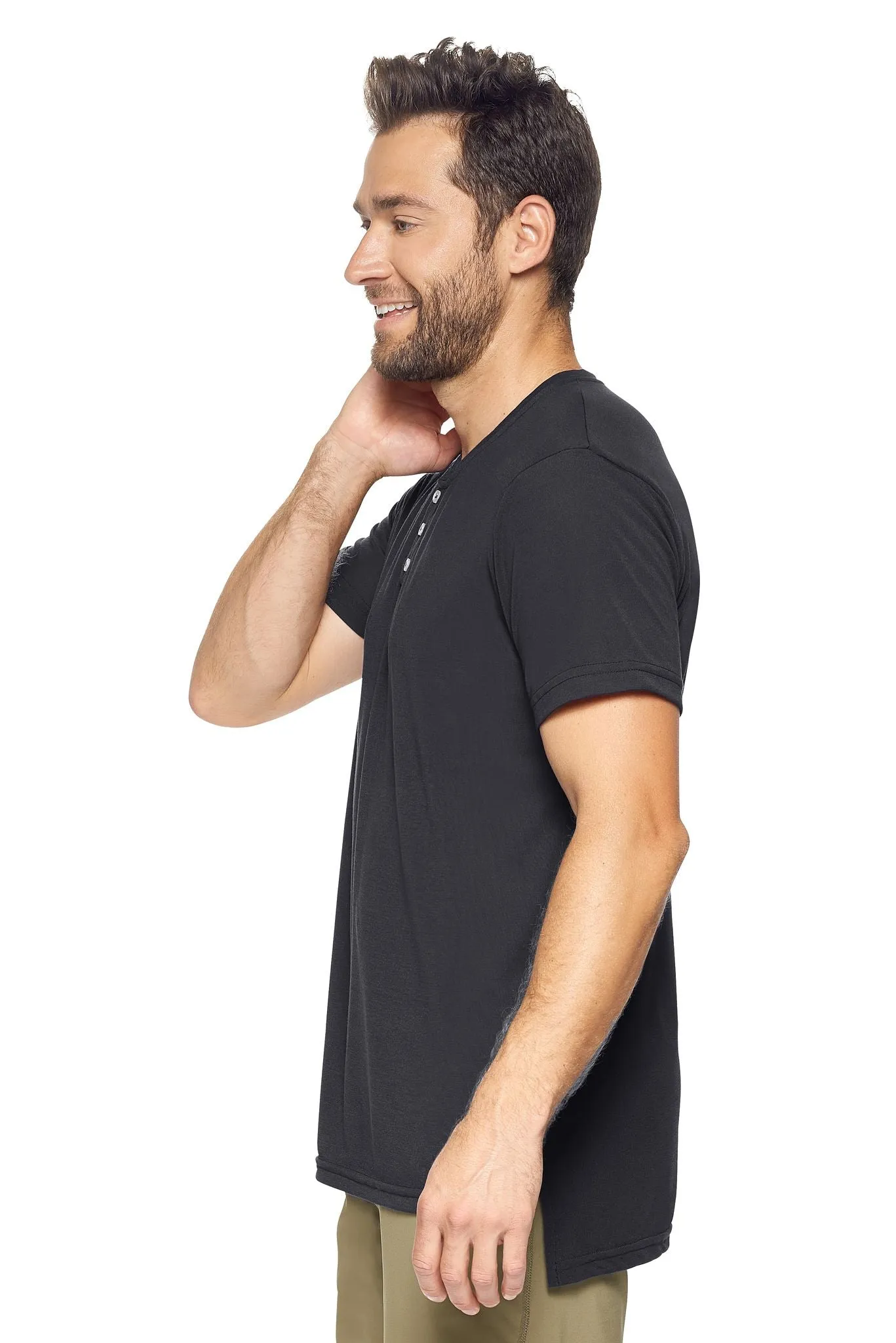 BE805 Siro™ Drop Tail Henley