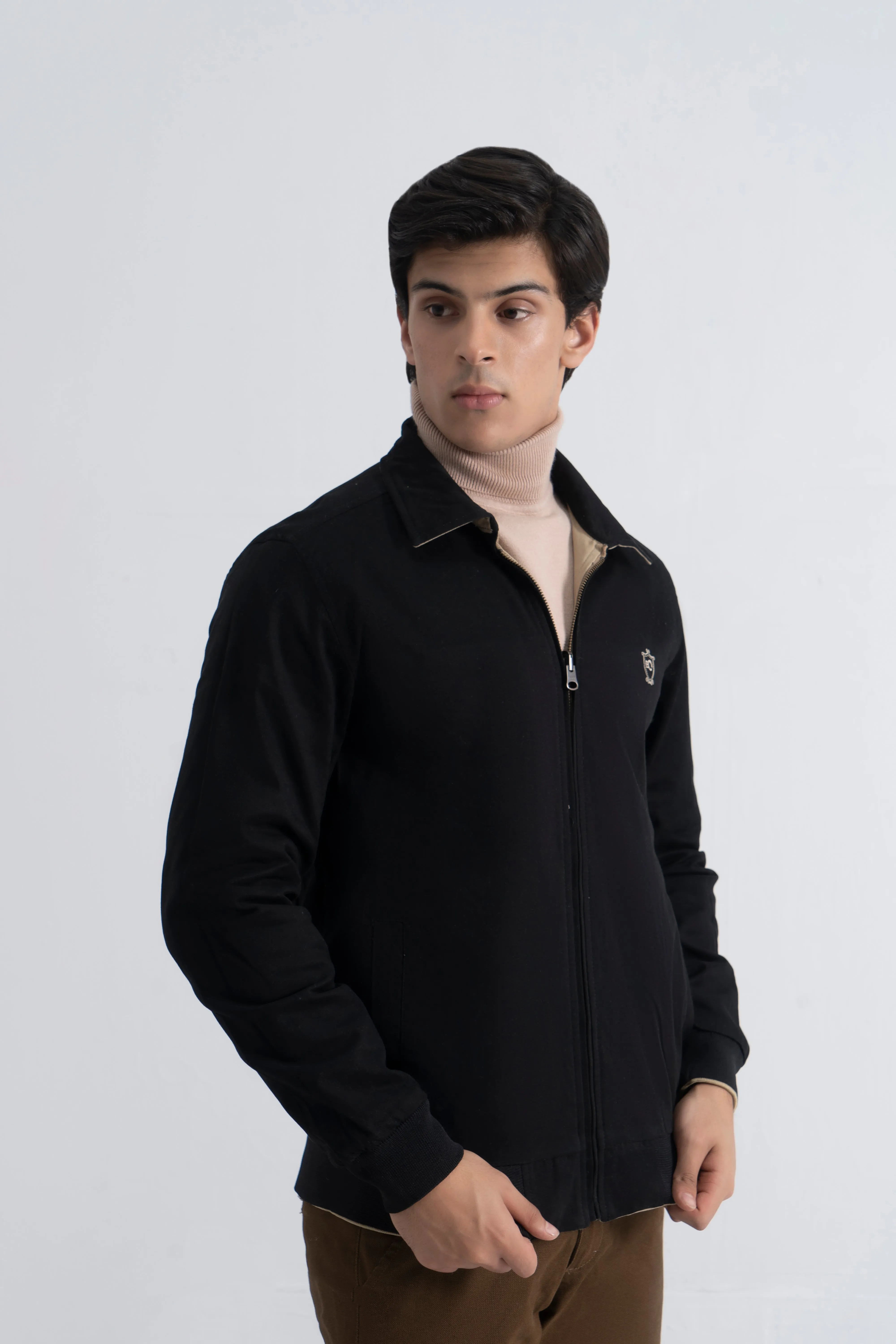 Beige/Black Double Side Jacket