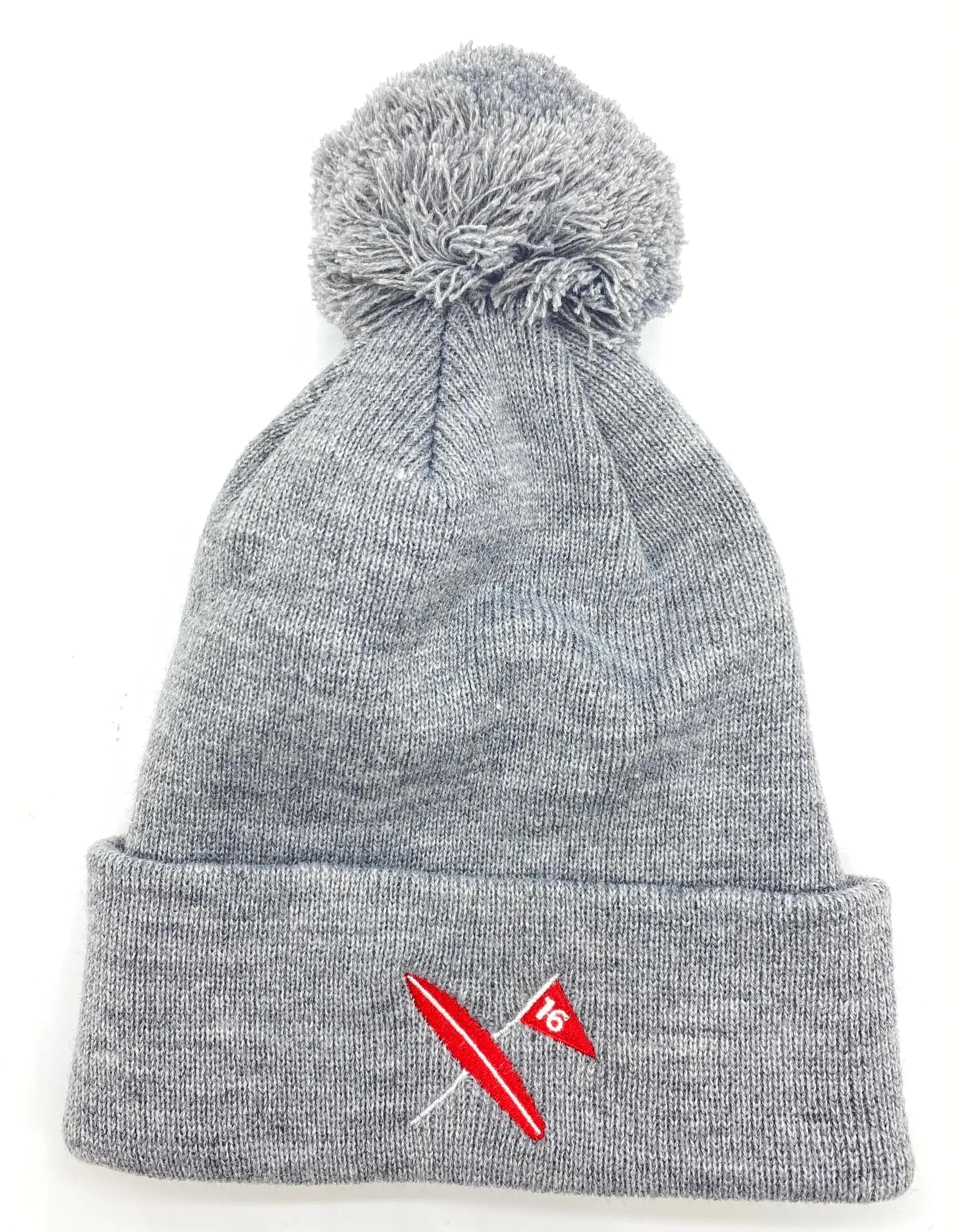 Big Bear Ball Beanie - Smoke (Light Grey)