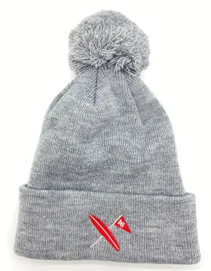 Big Bear Ball Beanie - Smoke (Light Grey)