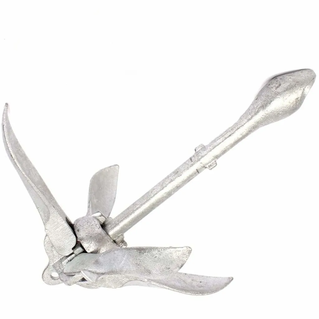 Boat Folding Anchor Silver