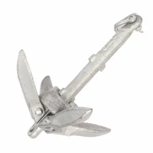 Boat Folding Anchor Silver