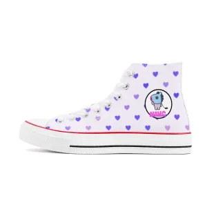 BT21 Mang High Top Canvas Sneakers