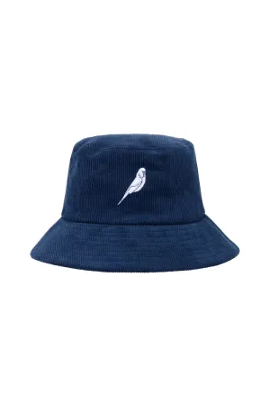 Bucket Hat in Navy Cord