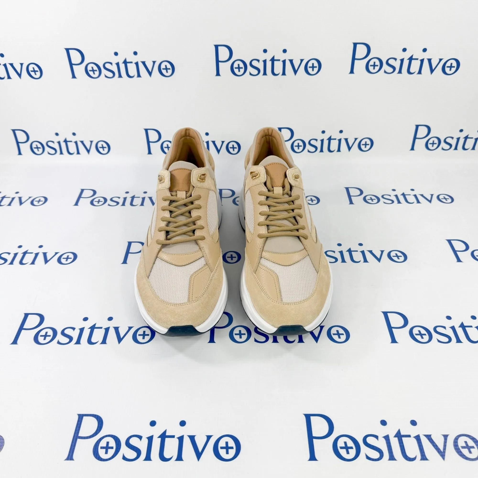 Buscemi Veloce Alce Beige Suede Sneakers