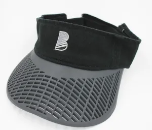 Casual Visor - "B" Black w/ Charcoal Brim