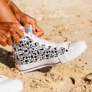 Cats White High Tops