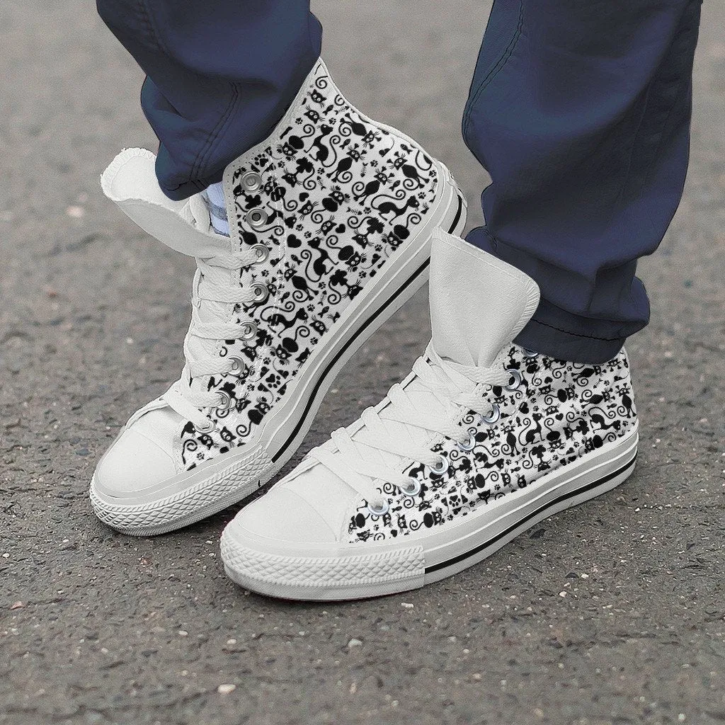 Cats White High Tops