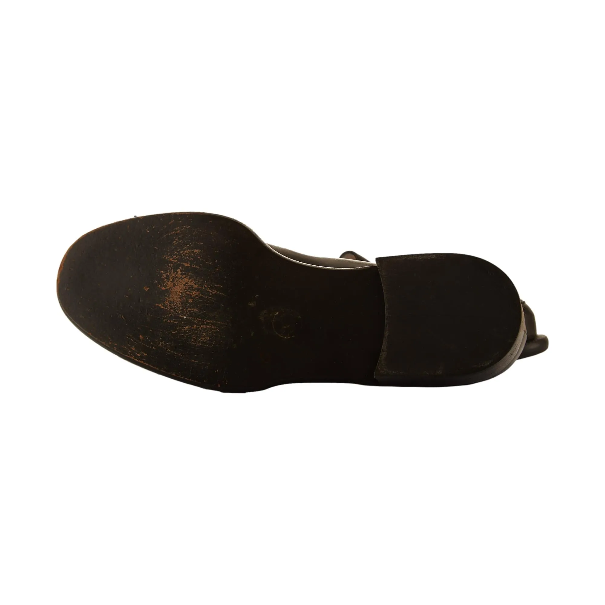 Chanel Black Logo Loafers