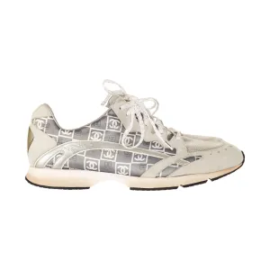 Chanel Grey Logo Dad Sneaker