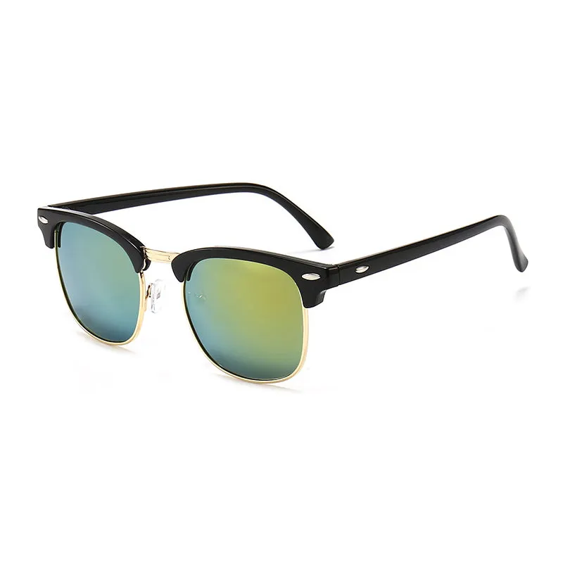 Classic Polarized Sunglasses Acetate Metal Frame UV400 Lens Vintage Driving Hiking Sun Glasses Men Women Gafas De Sol OOLVS MS171-2N/3N