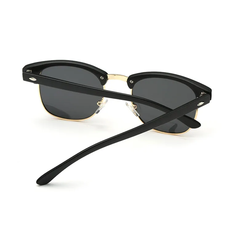 Classic Polarized Sunglasses Acetate Metal Frame UV400 Lens Vintage Driving Hiking Sun Glasses Men Women Gafas De Sol OOLVS MS171-2N/3N