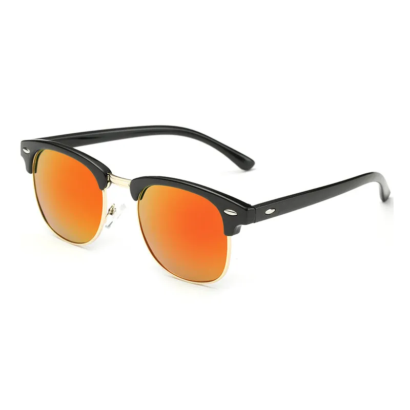 Classic Polarized Sunglasses Acetate Metal Frame UV400 Lens Vintage Driving Hiking Sun Glasses Men Women Gafas De Sol OOLVS MS171-2N/3N