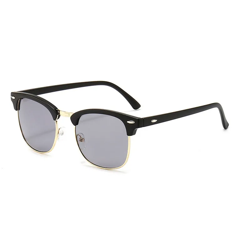 Classic Polarized Sunglasses Acetate Metal Frame UV400 Lens Vintage Driving Hiking Sun Glasses Men Women Gafas De Sol OOLVS MS171-2N/3N