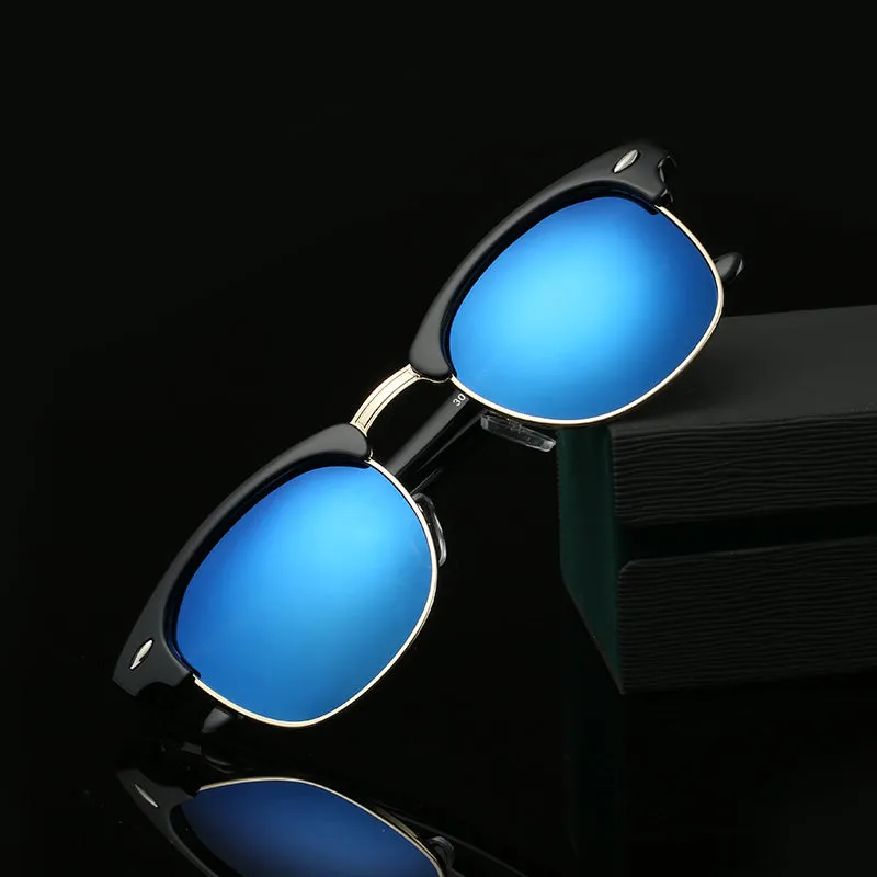 Classic Polarized Sunglasses Acetate Metal Frame UV400 Lens Vintage Driving Hiking Sun Glasses Men Women Gafas De Sol OOLVS MS171-2N/3N