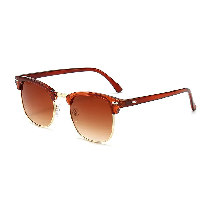 Classic Polarized Sunglasses Acetate Metal Frame UV400 Lens Vintage Driving Hiking Sun Glasses Men Women Gafas De Sol OOLVS MS171-2N/3N