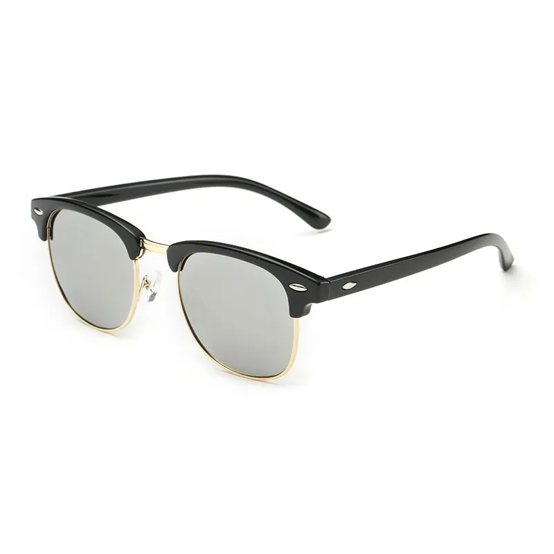 Classic Polarized Sunglasses Acetate Metal Frame UV400 Lens Vintage Driving Hiking Sun Glasses Men Women Gafas De Sol OOLVS MS171-2N/3N