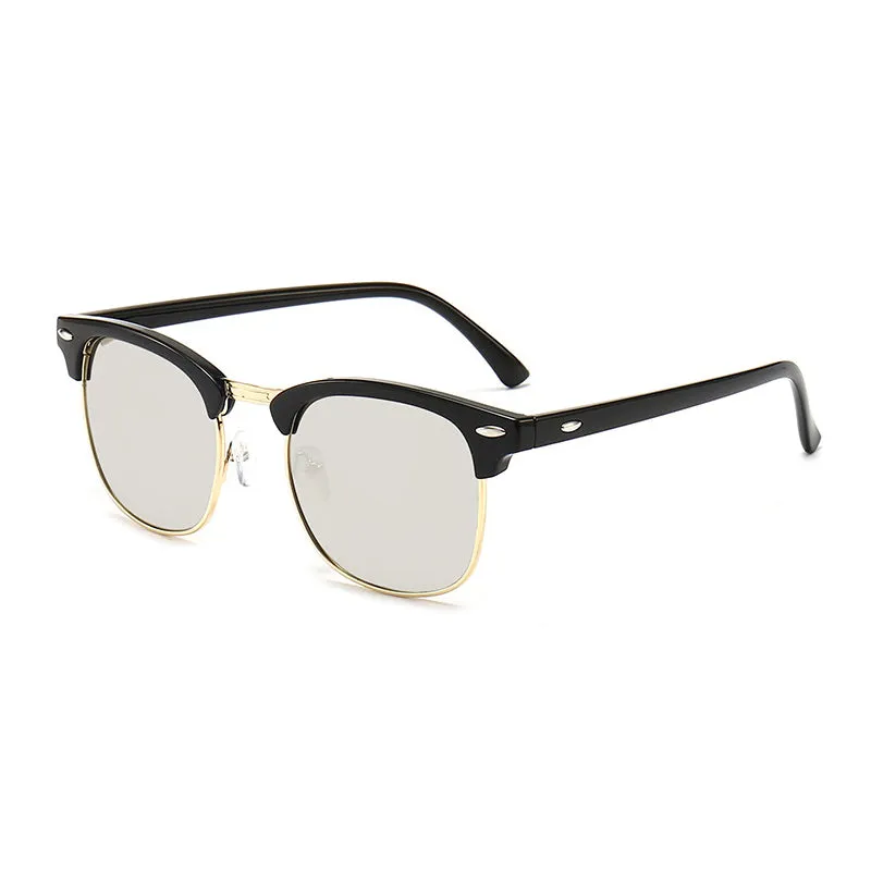 Classic Polarized Sunglasses Acetate Metal Frame UV400 Lens Vintage Driving Hiking Sun Glasses Men Women Gafas De Sol OOLVS MS171-2N/3N