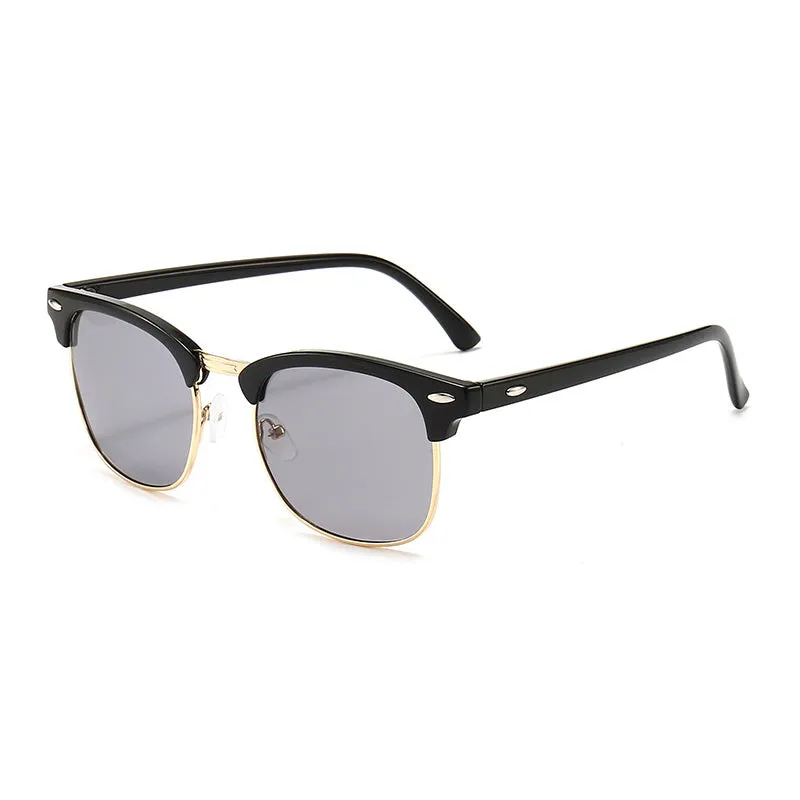 Classic Polarized Sunglasses Acetate Metal Frame UV400 Lens Vintage Driving Hiking Sun Glasses Men Women Gafas De Sol OOLVS MS171-2N/3N