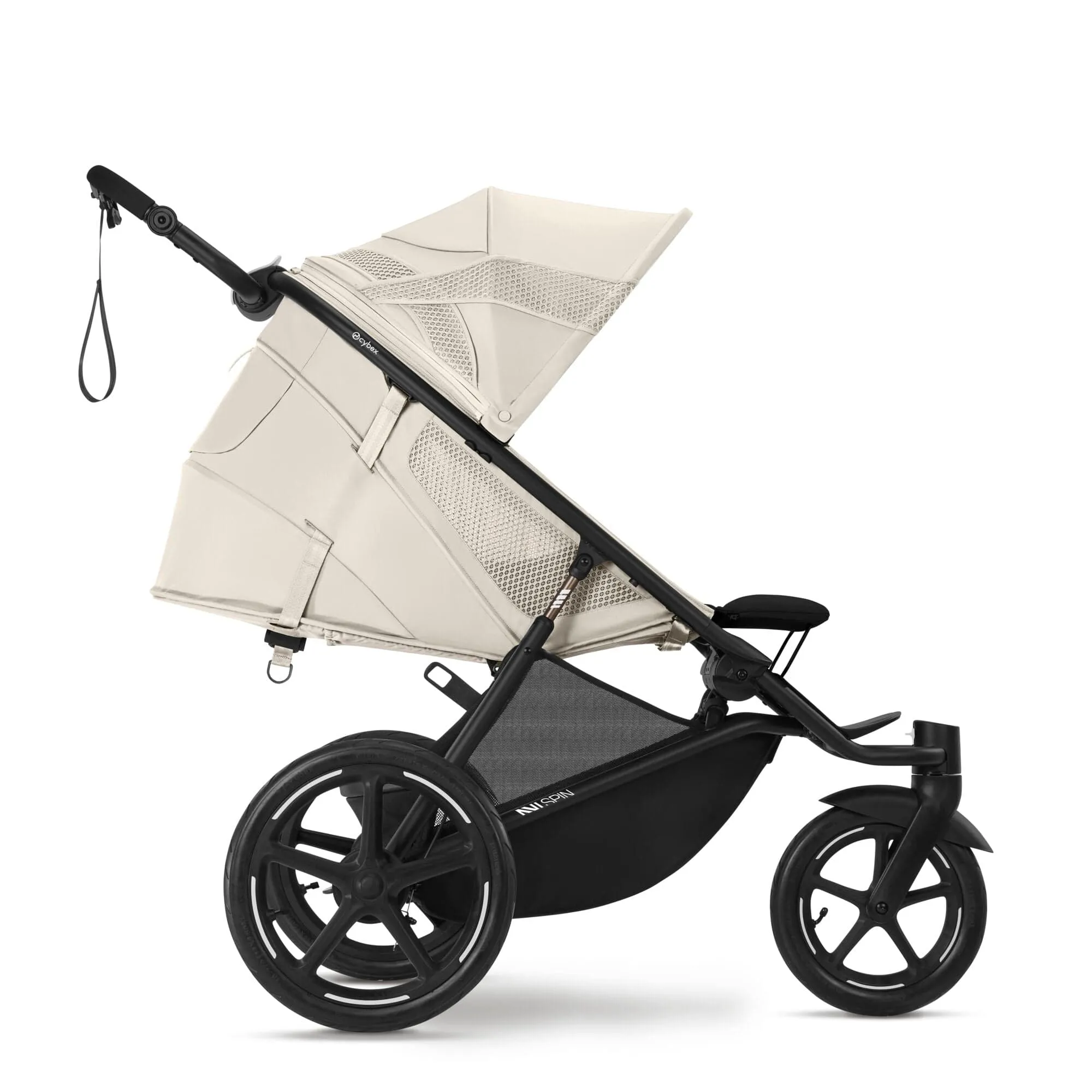 Cybex AVI Spin 3 Wheel Pram - Seashell Beige