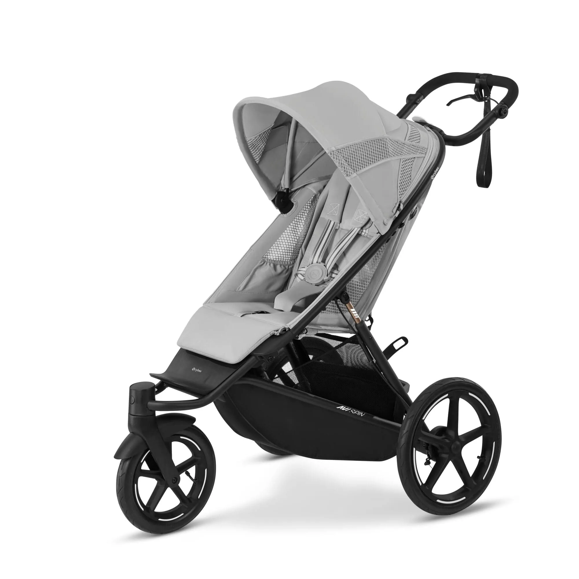 Cybex AVI Spin, Aton B2 Travel System - Fog Grey