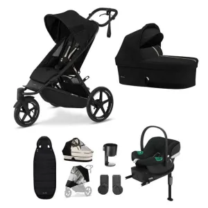 Cybex AVI Spin, Aton B2 Travel System - Moon Black