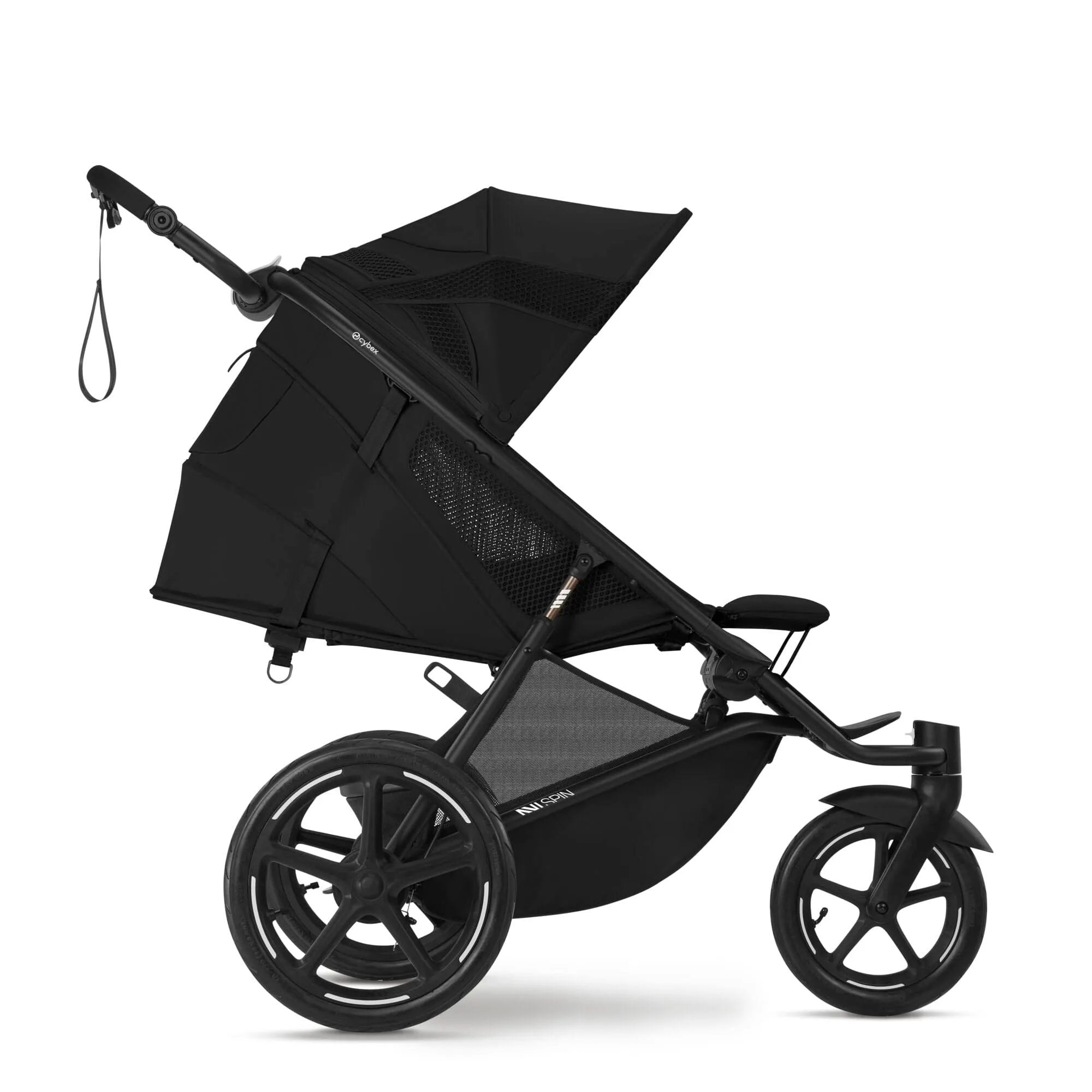 Cybex AVI Spin, Aton B2 Travel System - Moon Black