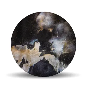 Dark Matter <br>Glass Table Spinner 17.75"