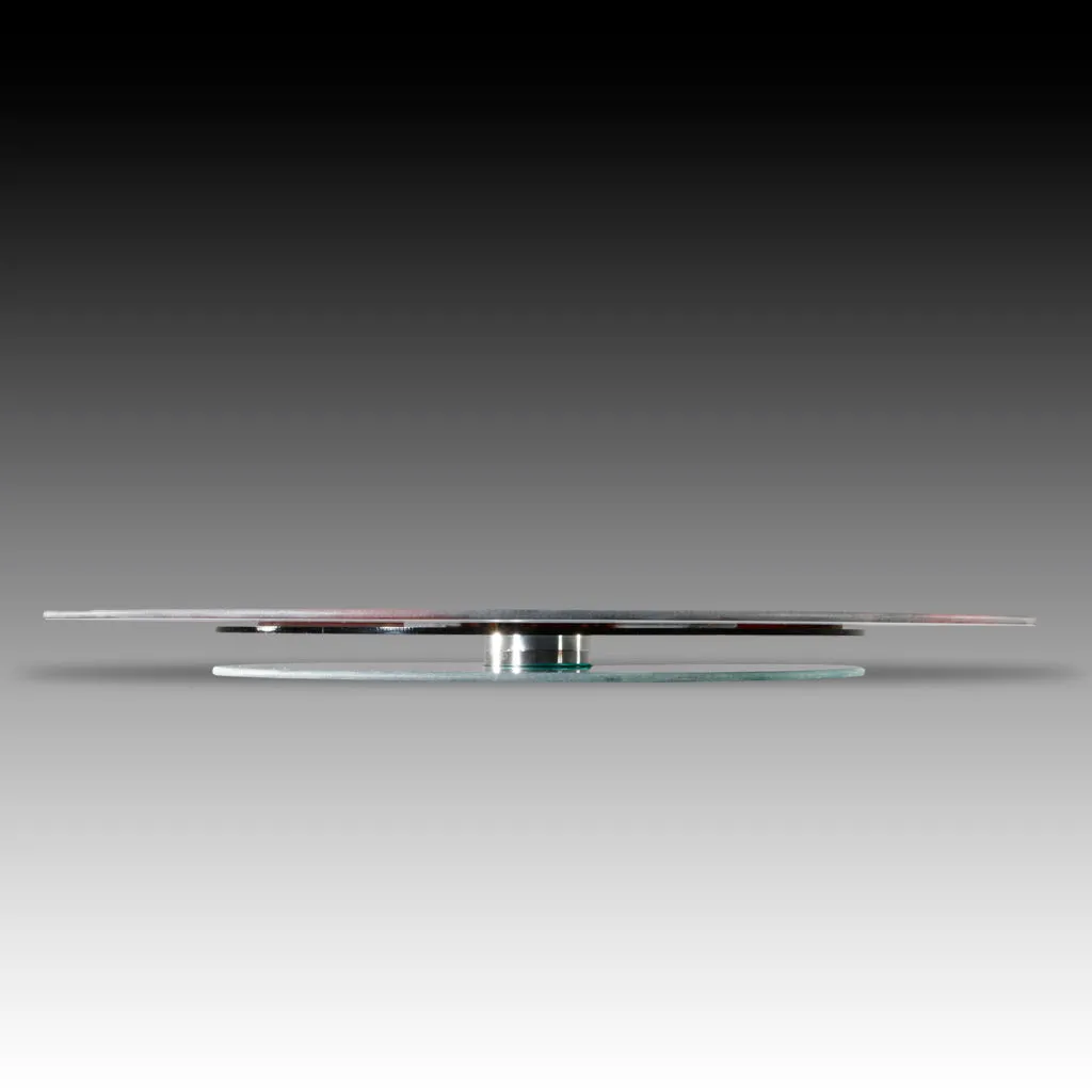Dice 'n Dominoes <br>Glass Table Spinner 17.75"