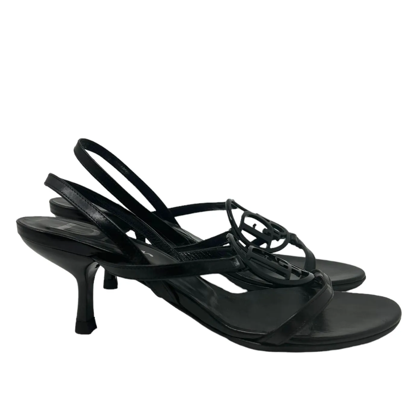Dior Black Logo Heels