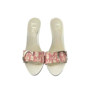 Dior Pink Logo Heels