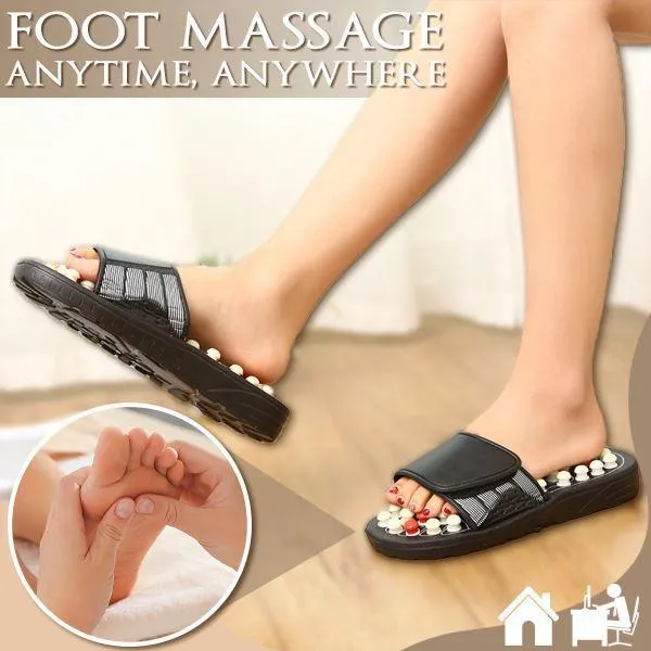 Feet Massage Slippers Foot Reflexology Acupuncture Therapy Massager Walk Stone Shoes Acupuncture Cobblestone Massageador Sandal