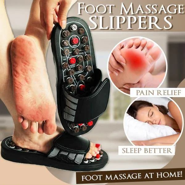 Feet Massage Slippers Foot Reflexology Acupuncture Therapy Massager Walk Stone Shoes Acupuncture Cobblestone Massageador Sandal