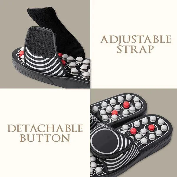 Feet Massage Slippers Foot Reflexology Acupuncture Therapy Massager Walk Stone Shoes Acupuncture Cobblestone Massageador Sandal