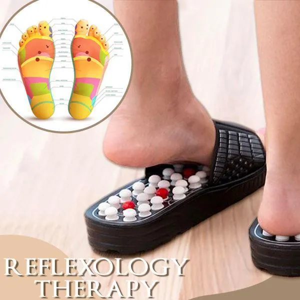Feet Massage Slippers Foot Reflexology Acupuncture Therapy Massager Walk Stone Shoes Acupuncture Cobblestone Massageador Sandal