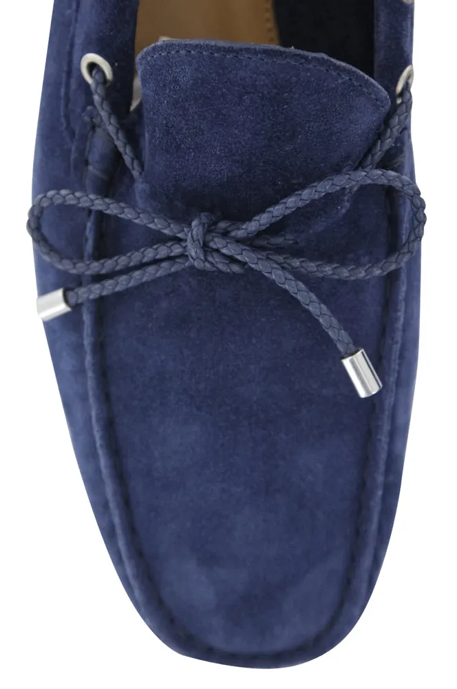 Fiori Di Lusso Blue Driving Shoes